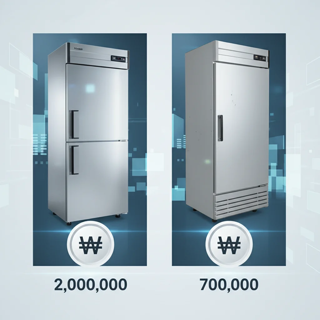 중고영업용냉장고 - 가격 차이, 무시할 수 없죠