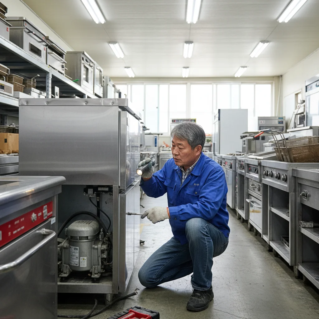 중고영업용냉장고 - 콤프레셔 확인, 이게 핵심입니다