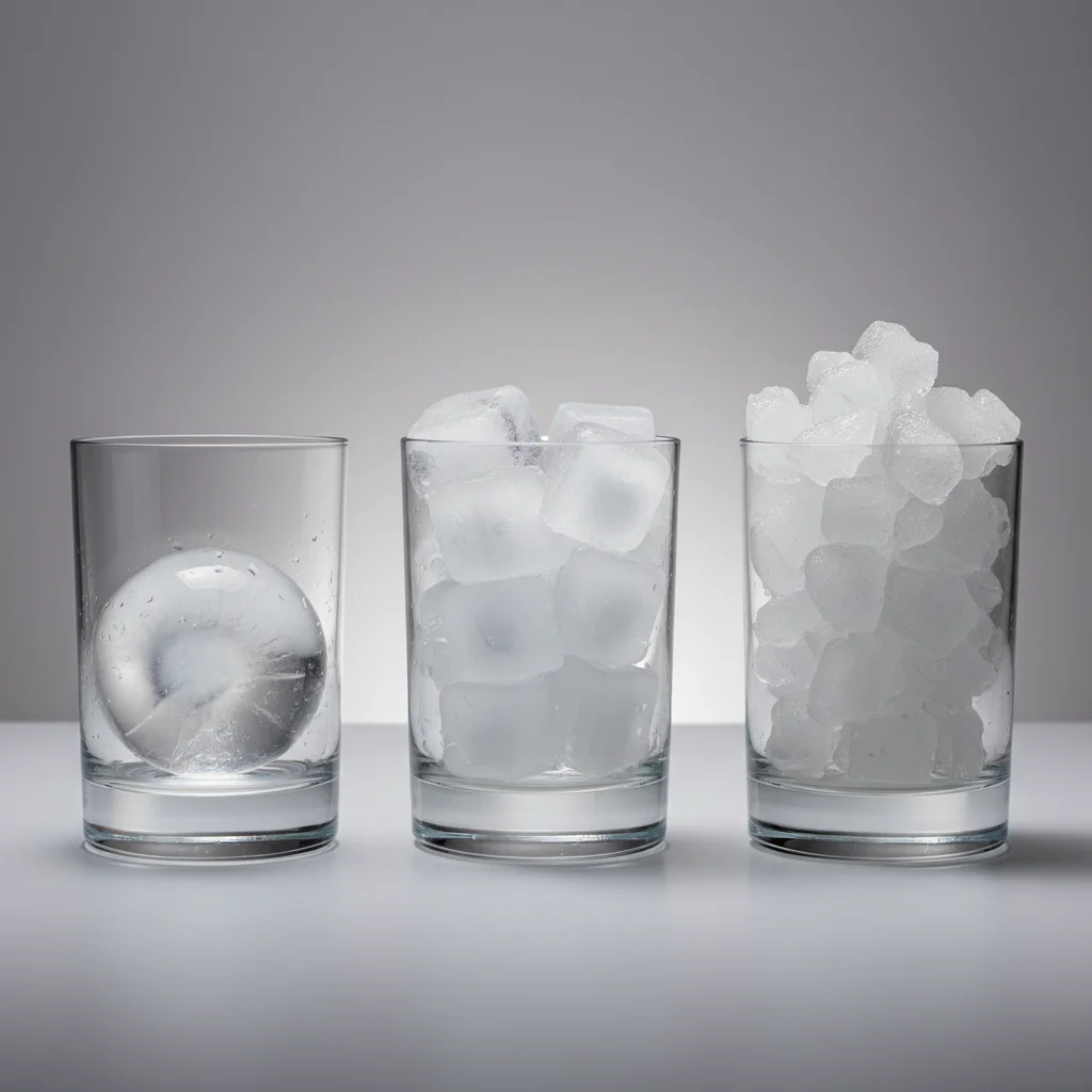 원형얼음제빙기 - 얼음 모양별 장단점, 알고 계셨나요?