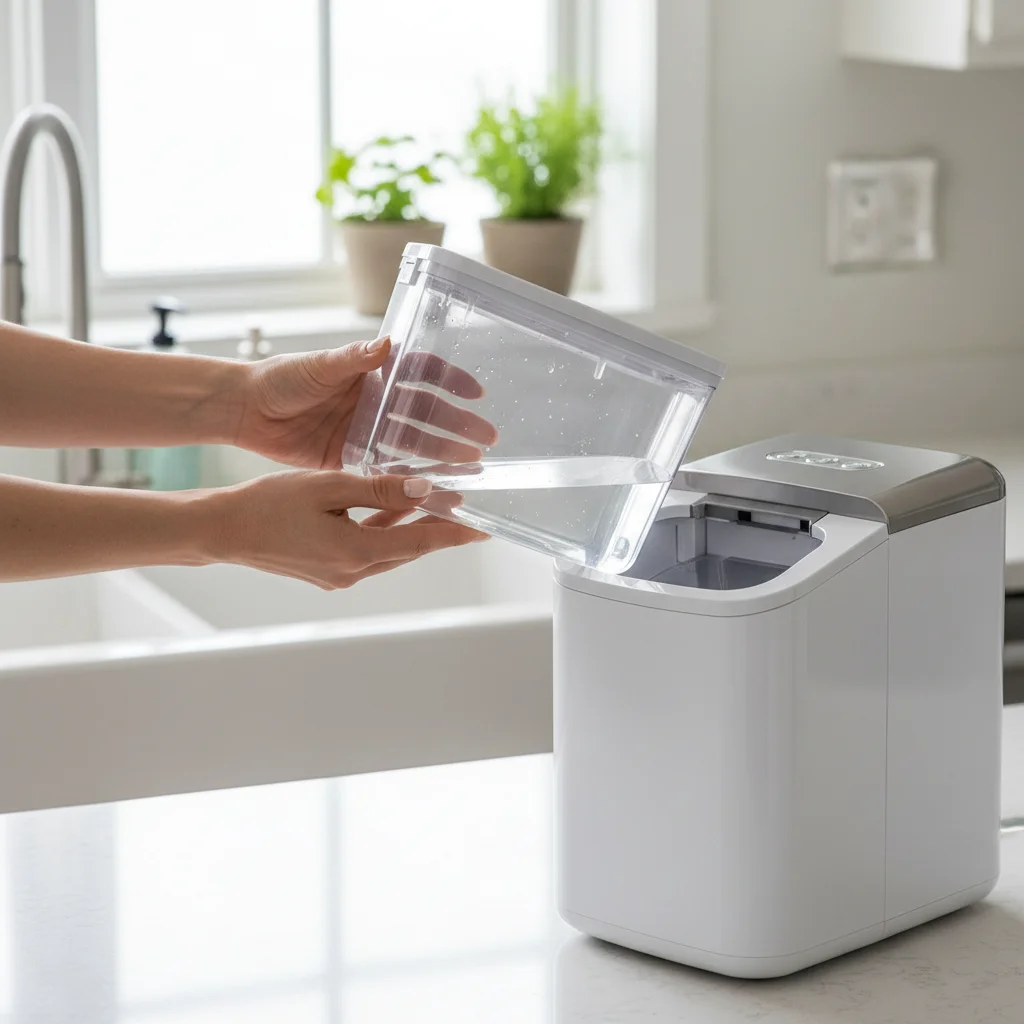 가정용미니제빙기 - '자동 세척' 기능보다 중요한 것은 '분리 세척'의 편리함입니다.