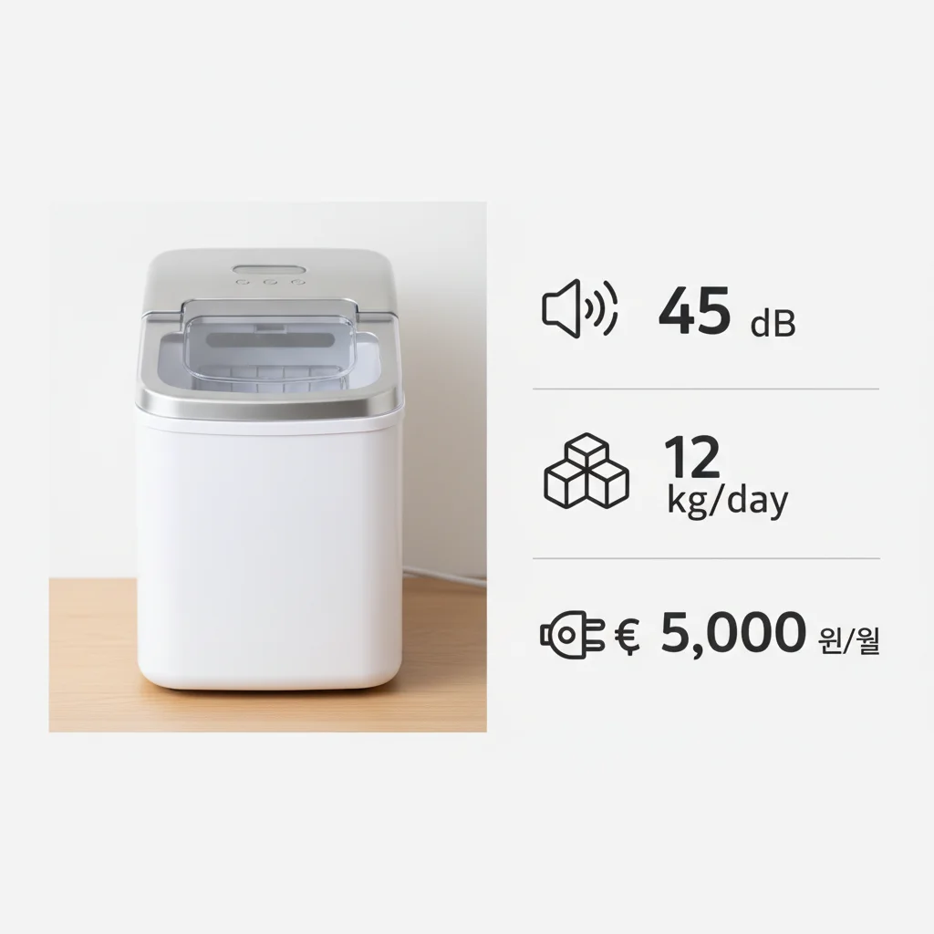 가정용미니제빙기 - 소음, 제빙량, 전기세, 이 세가지를 꼭 비교하세요.