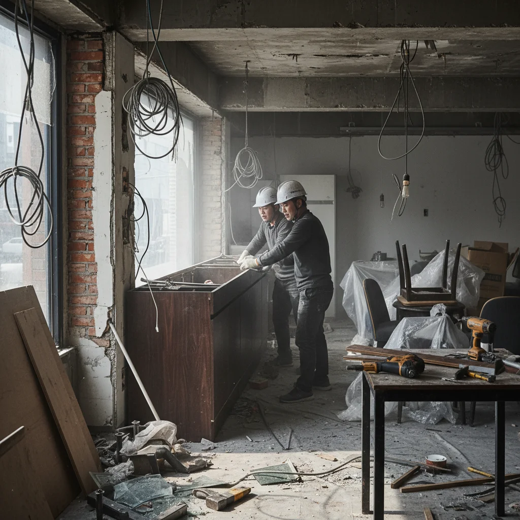 광주카페폐업 - '추가 비용' 없는 철거가 핵심