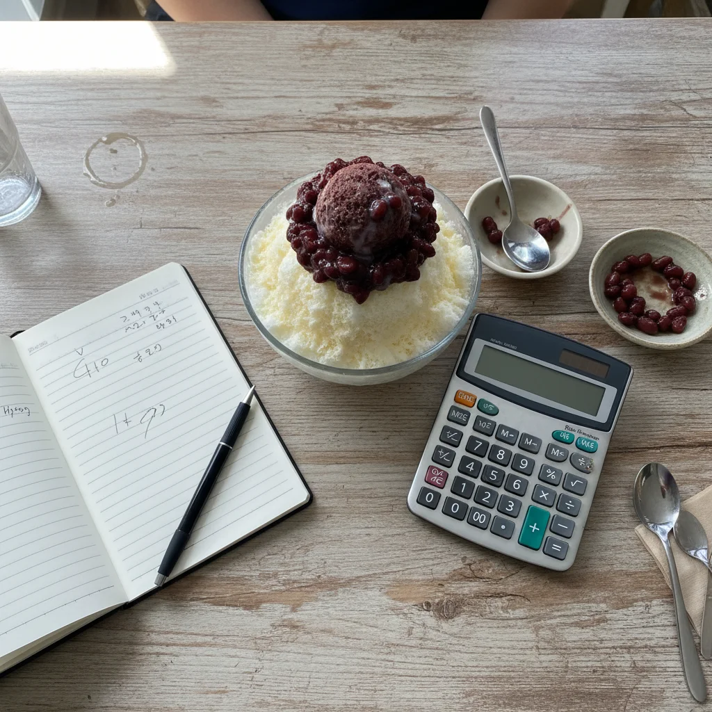 우유빙수 - 원가율 30%, 팔수록 남는 장사의 시작