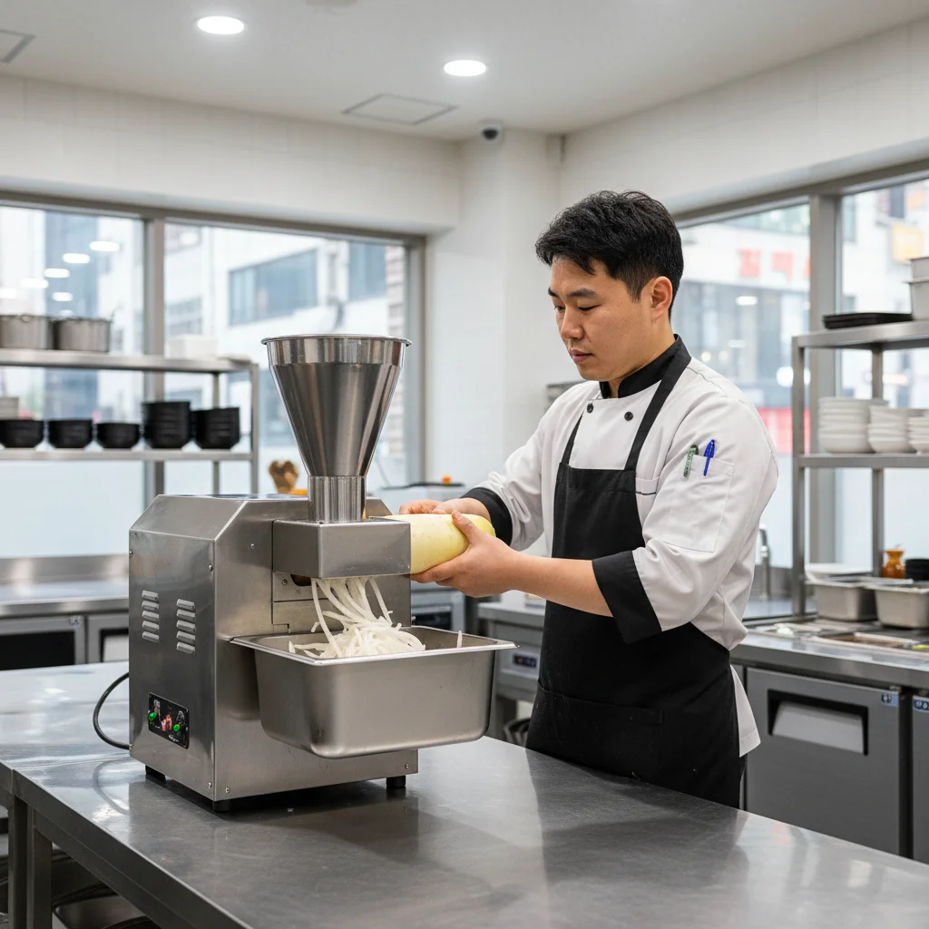 무채기계, 인건비 절감의 시작