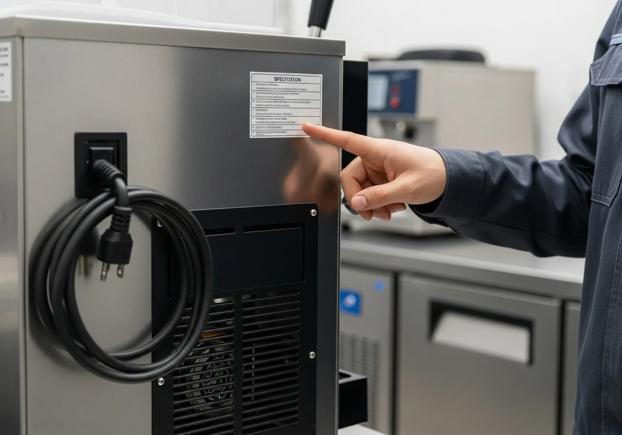 눈꽃빙수기계대여 - 소비전력(kW) 확인은 선택이 아닌 필수입니다.