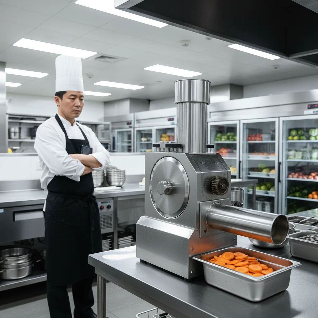 당근절단기 - 튼튼한 모터와 칼날이 핵심입니다.