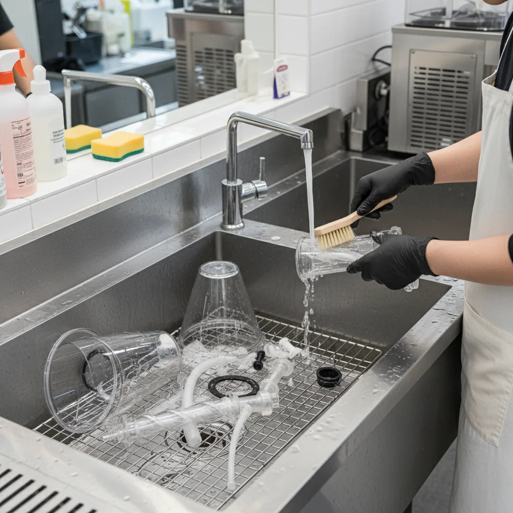 슬러시기계2구 - 매일 하는 청소가 슬러시 맛의 비결