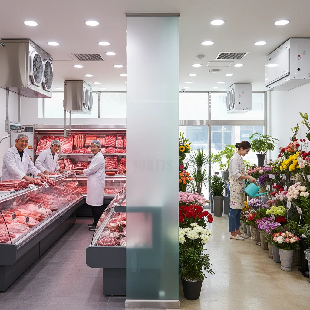 유니트쿨러 - 보관 제품과 온도에 따라 적합한 쿨러 종류가 다릅니다.