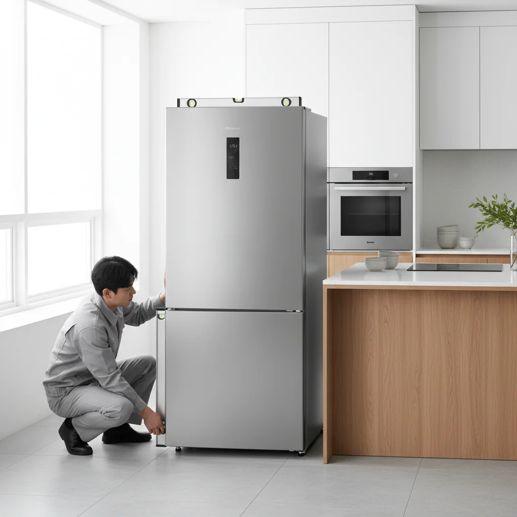 냉동고설치 - 냉동고 수평 맞추기, 수명 연장의 첫걸음