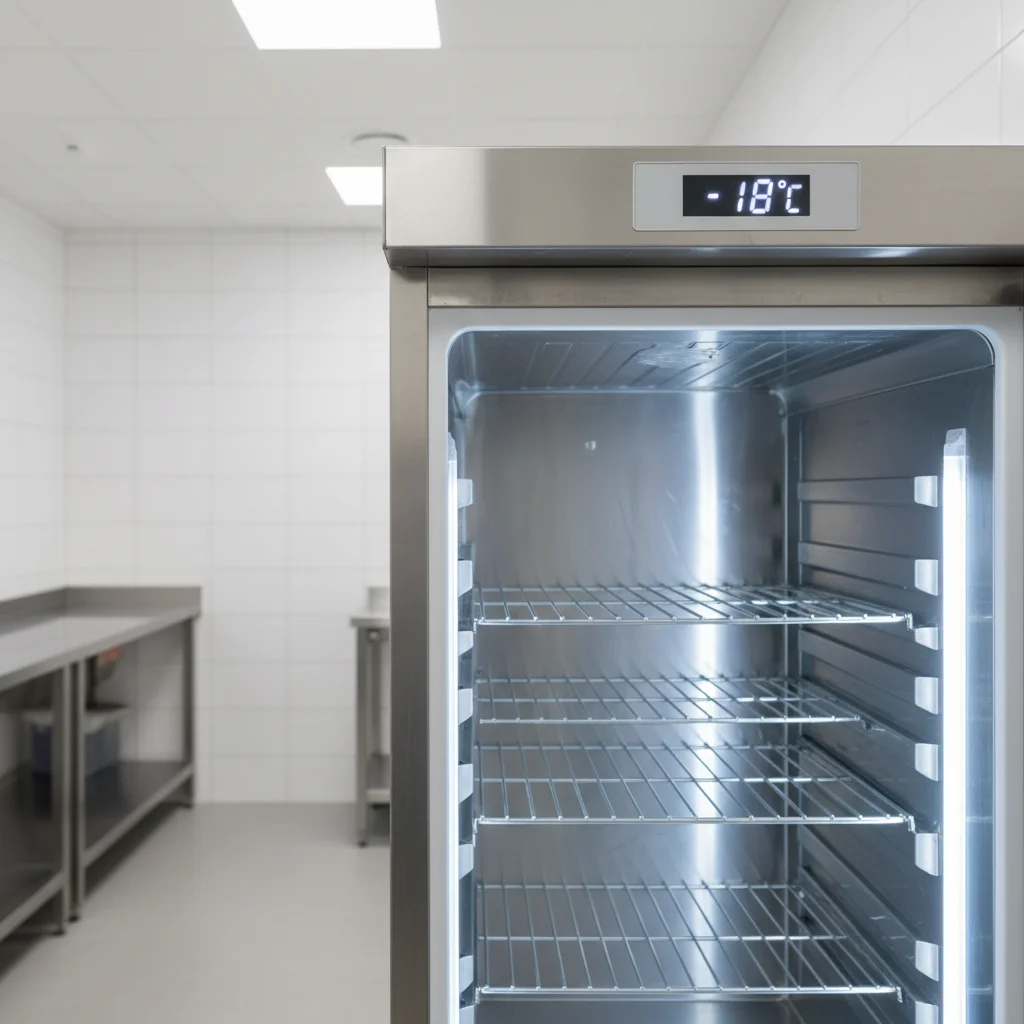 냉동고설치 - 충분한 초기 가동으로 목표 온도 도달 확인!