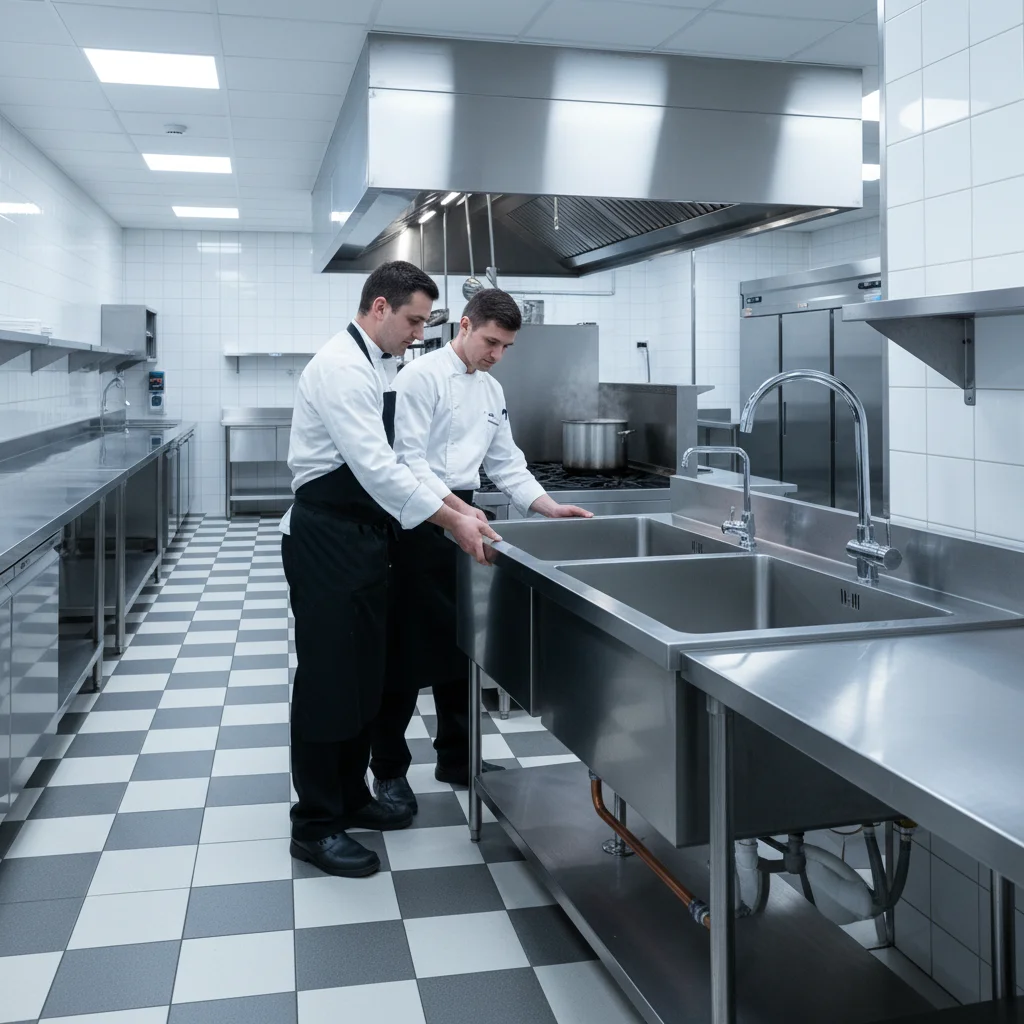 상업용씽크대 - 재질 확인은 필수!