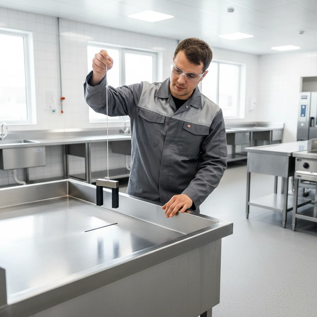 싱크대업소용 - STS 304 재질 확인, 자석 하나면 끝!