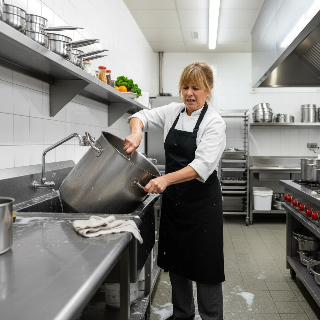 업소용소형싱크대 - 가장 큰 냄비가 안 들어가면 무용지물!