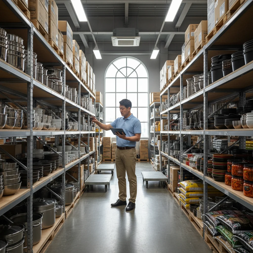주방용품업체 - 쇼룸이 아닌 '진짜 창고'를 보셔야 합니다