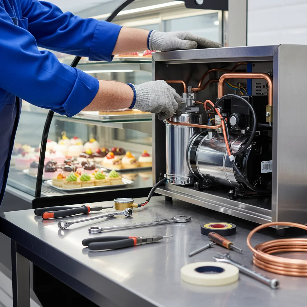 디저트제과쇼케이스 - 쇼케이스의 심장, 컴프레셔 선택이 수명을 좌우합니다.