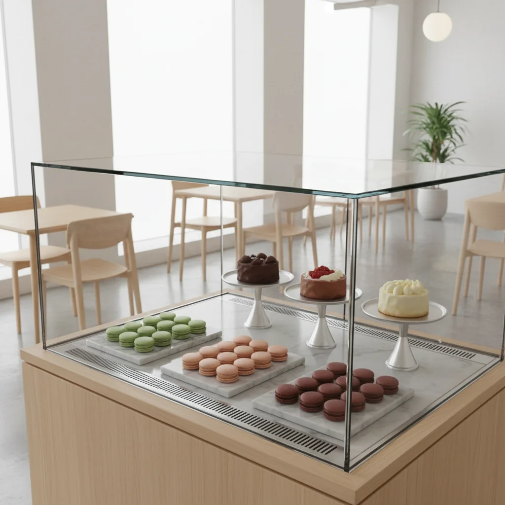디저트제과쇼케이스 - 올바른 설치만으로도 이슬 맺힘을 80% 예방할 수 있습니다.