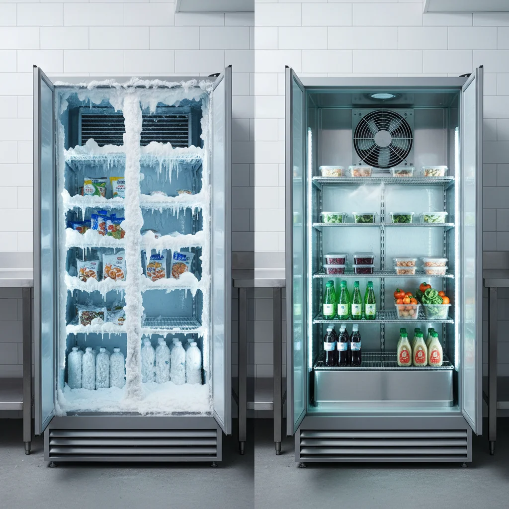 업소반찬냉장고 - 직냉식 vs 간냉식, 장단점 명확!