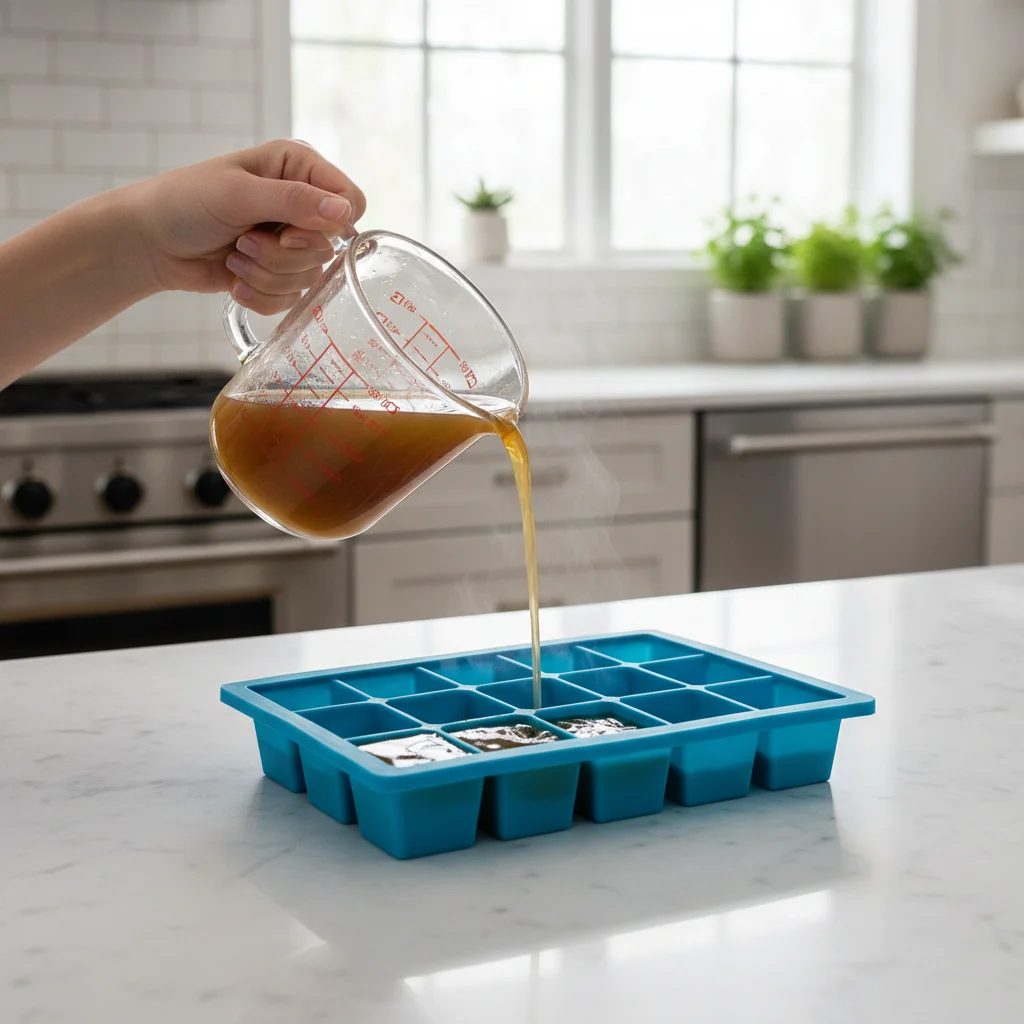 냉면육수요리 - 냉면육수, 얼음 트레이에 얼리면 만능 조미료