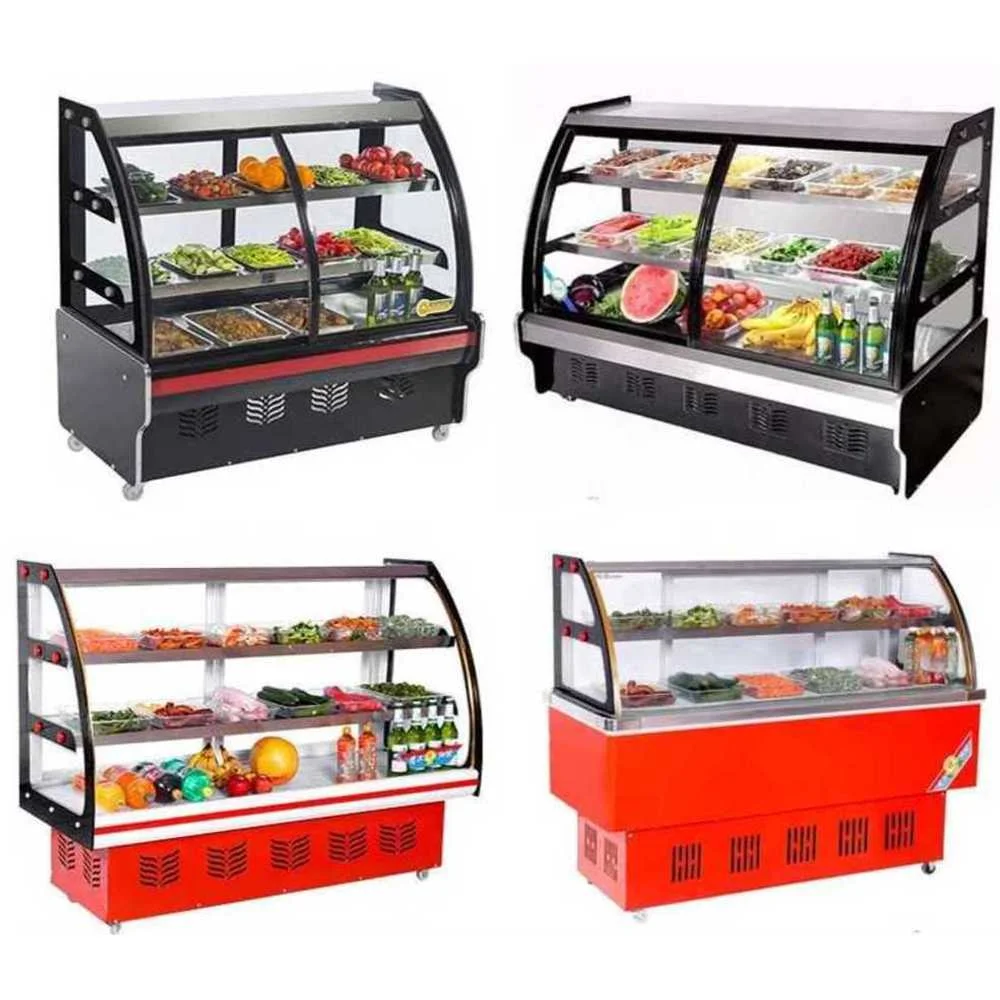 정육점용냉장고업체 - 직랭식 정육 쇼케이스 내부