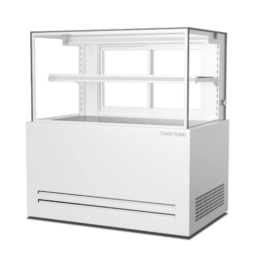 술보관용앞문쇼케이스제품 - 2도어 쇼케이스 설치 모습