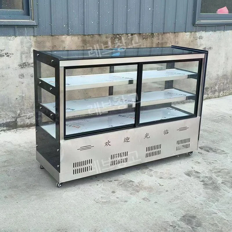 맥주보관용진열장설치 - 가장 대중적인 2도어 진열장