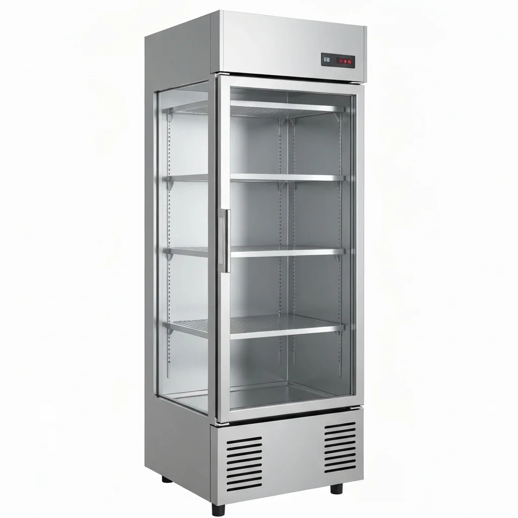 다목적용뒷문쇼케이스업체추천 - 뒷문 작업 반경 600mm 확보 예시