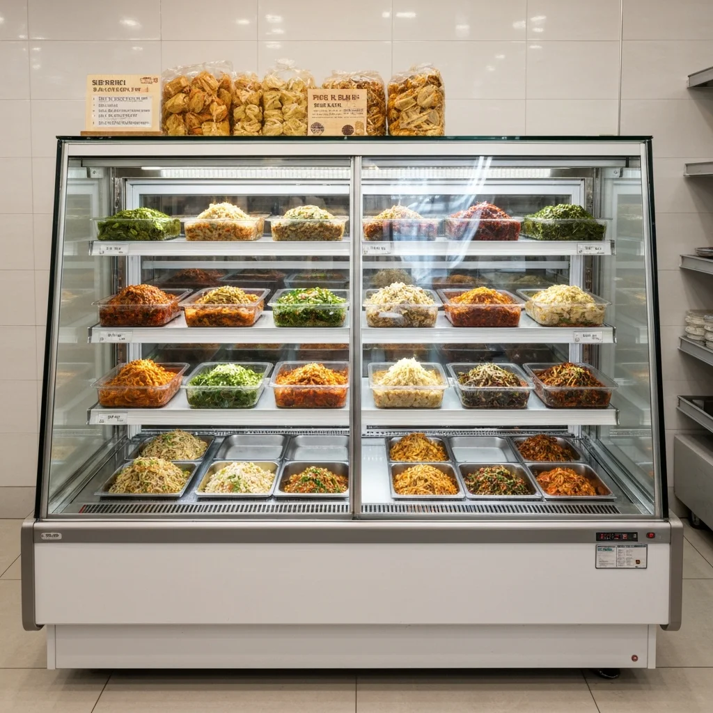 반찬냉장용쇼케이스맞춤제작