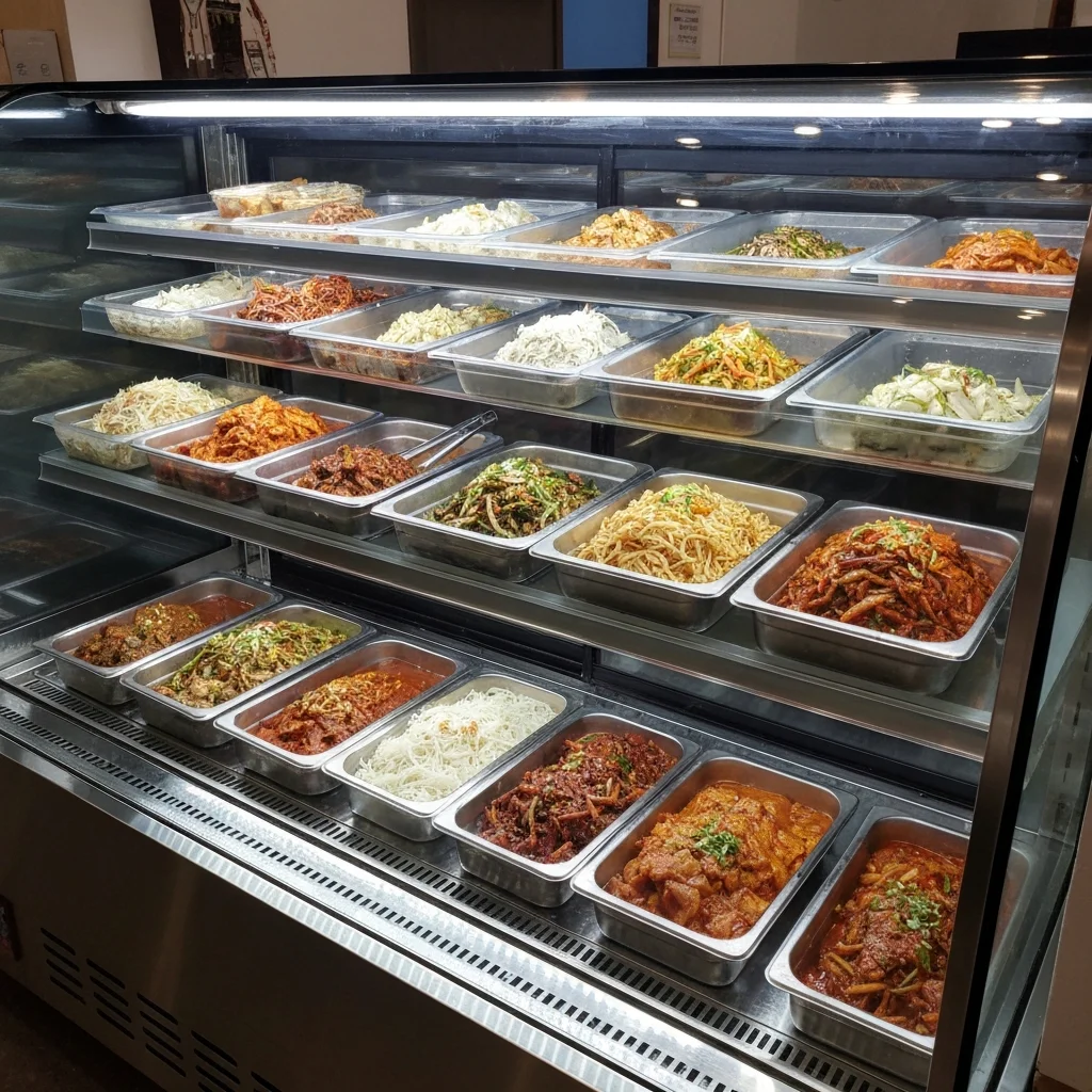 반찬냉장용쇼케이스맞춤제작