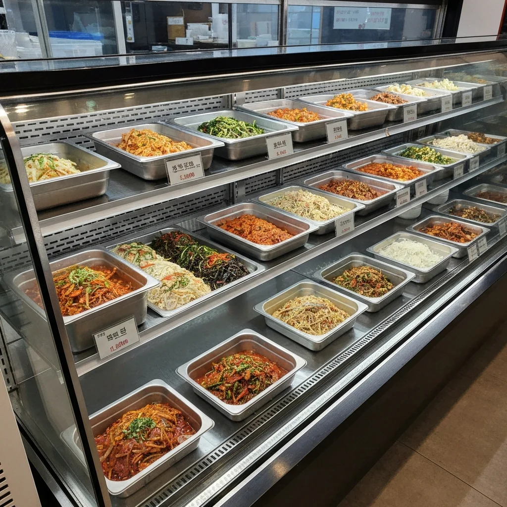 반찬냉장용쇼케이스맞춤제작