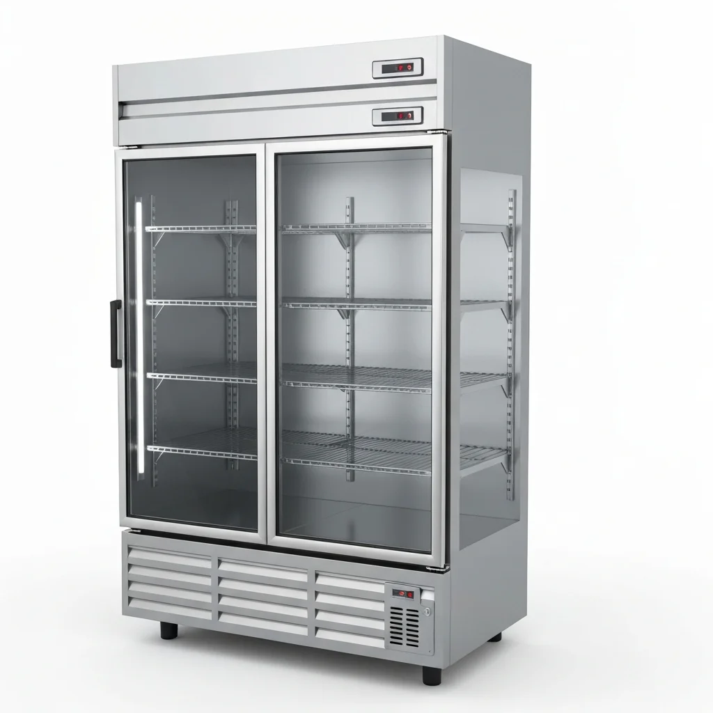 생선용뒷문쇼케이스맞춤제작 - 결로 방지 페어유리