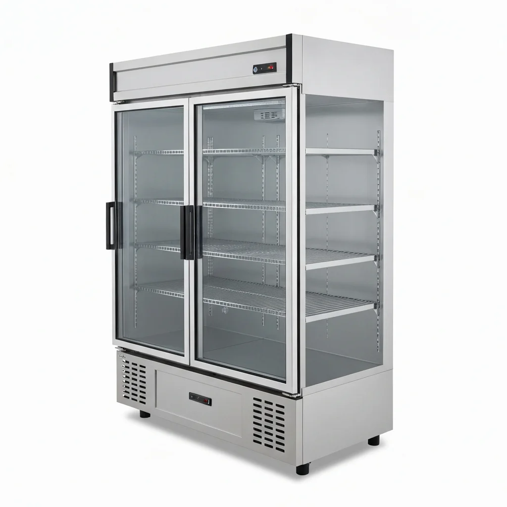 스텐쇼케이스냉장고설치 - 조절발 수평 세팅 중요