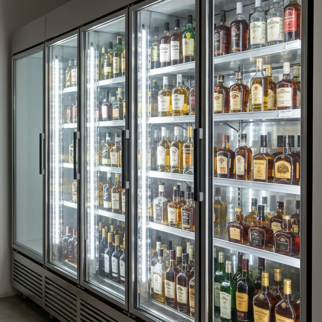 주류쇼케이스교체