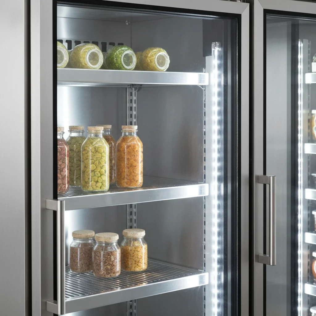 업소용음료수스텐냉장고가격 - 고급형 스텐 음료 쇼케이스