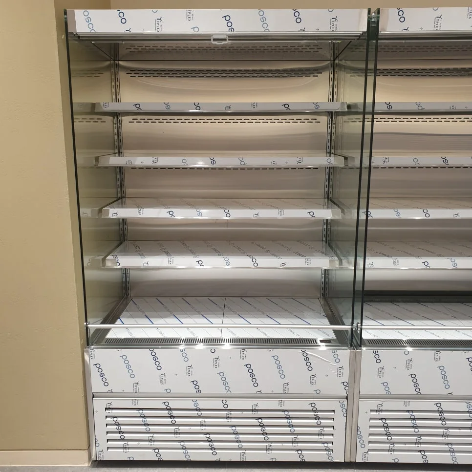 음료수쇼케이스설치 - 단독 콘센트 연결 필수