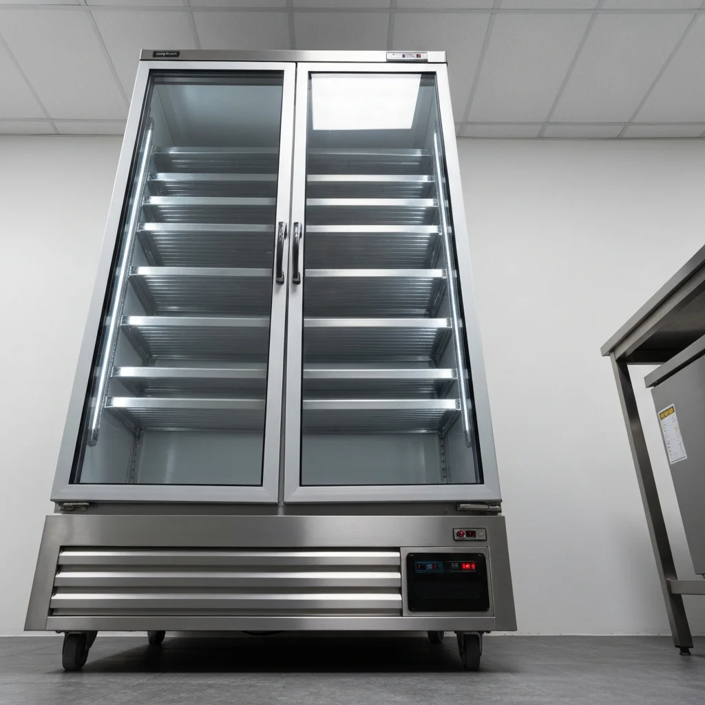 업소용주류쇼케이스추천 - 페어글라스 도어 디테일