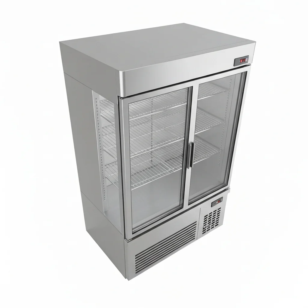 업소용주류스텐냉장고추천 - 간냉식 주류 냉장고 내부
