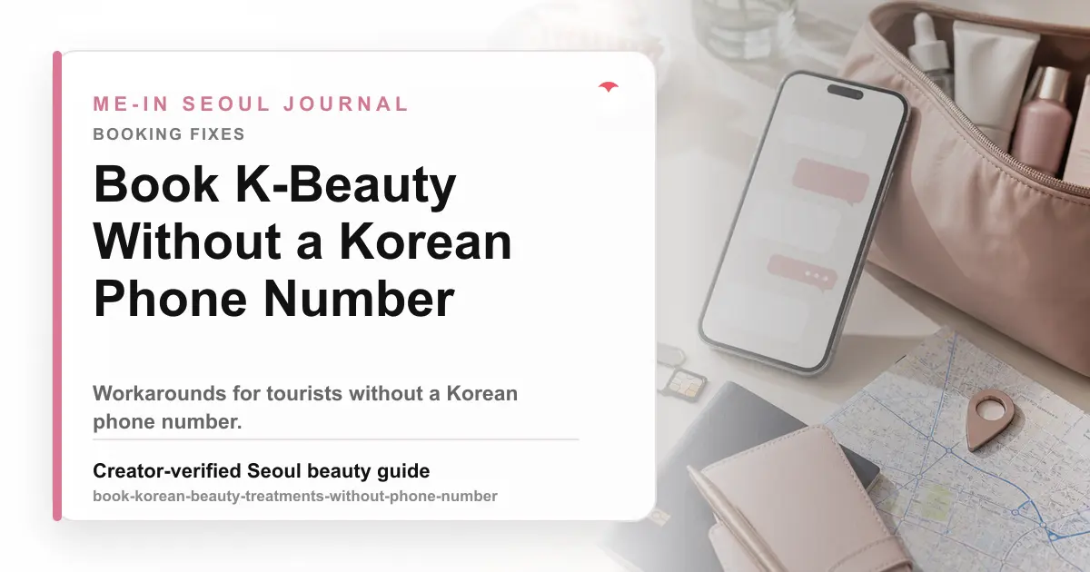 Book Korean Beauty Treatments Without a Korean Phone
