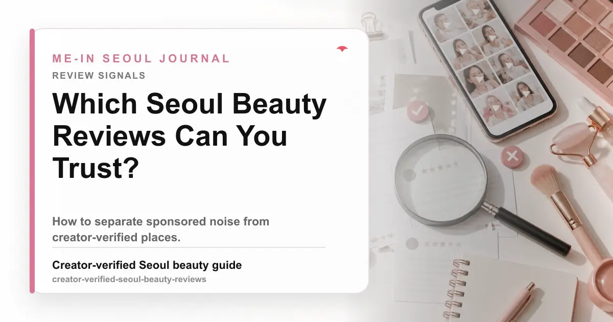 Seoul Beauty Reviews: Sponsored vs Creator-Verified