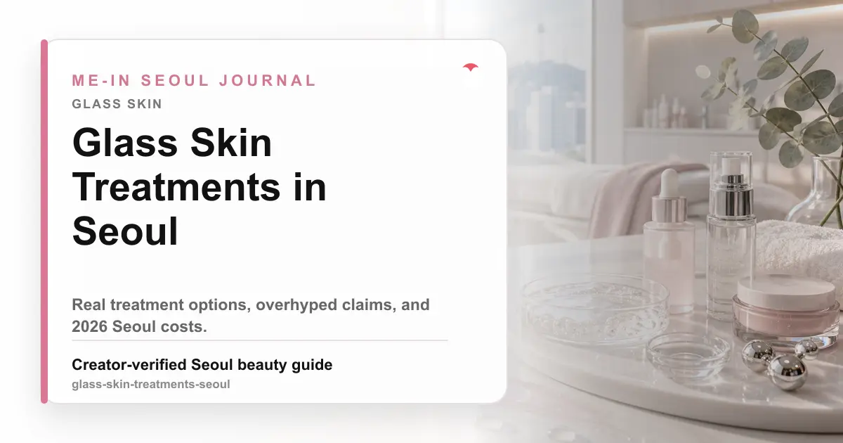 Glass Skin Treatments in Seoul: Costs & What Works