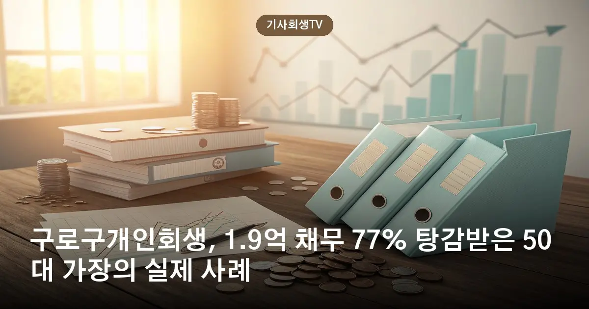 구로구개인회생, 1.9억 채무 77% 탕감받은 50대 가장의 실제 사례