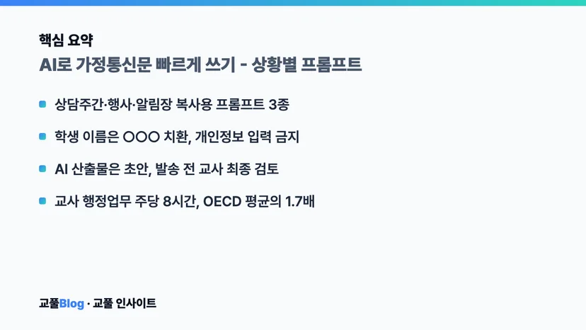 핵심 요약 카드
