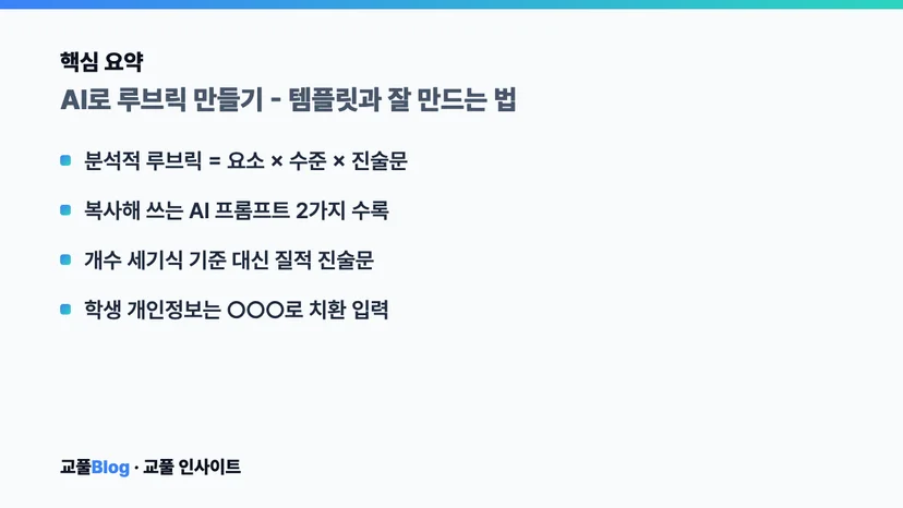 핵심 요약 카드