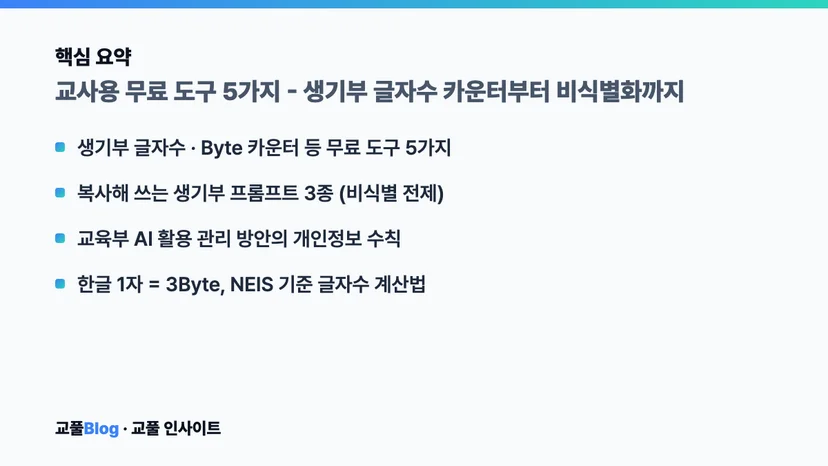 핵심 요약 카드