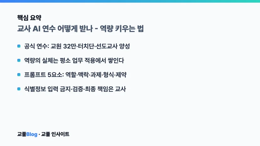 핵심 요약 카드