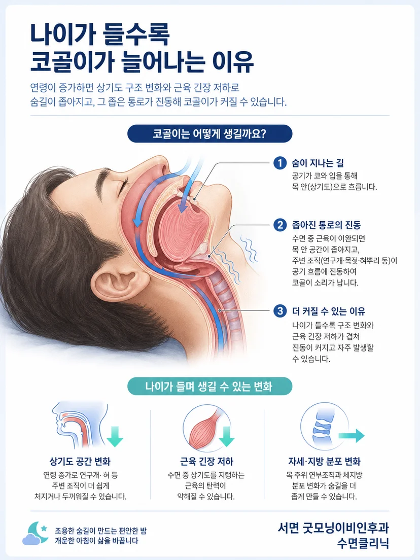 좁아진 상기도에서 공기 흐름이 조직 진동을 만드는 원리