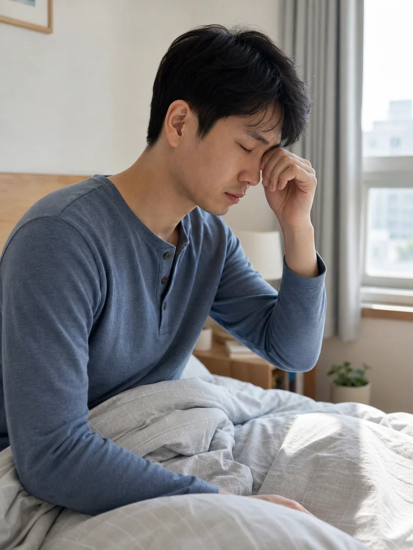 검사 당일 환경과 수면 상태가 REM수면 기록에 영향을 주는 상황