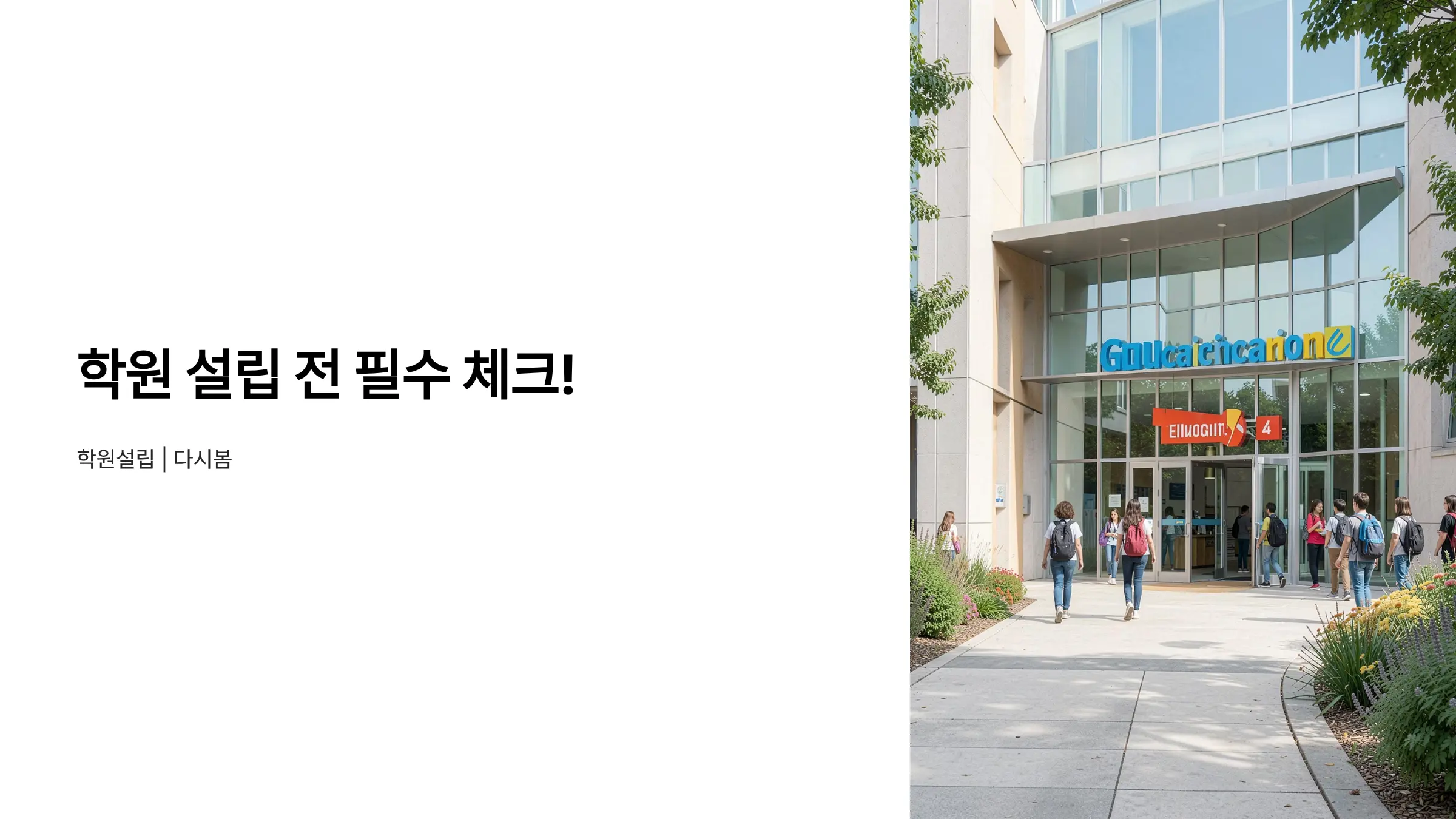 학원 설립 허가 전 필수 확인, 교육환경보호구역 조회 방법