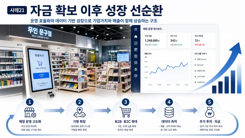 무인 문구점 정책자금 5억 사례 - 무인 매장 플랫폼 기업 전환 이미지 8