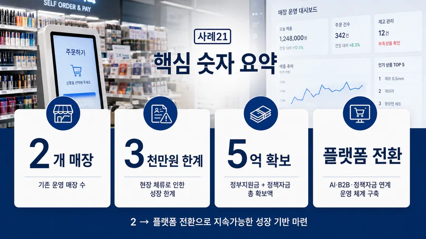 무인 문구점 정책자금 5억 사례 - 무인 매장 플랫폼 기업 전환 이미지 9