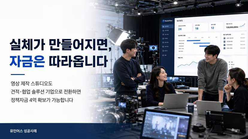 영상 제작사 정책자금 4억 사례 - 견적·협업 솔루션 전환 이미지 10